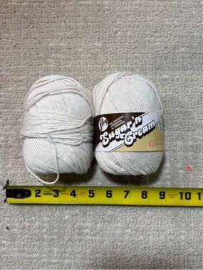 Sugar'n Cream Natural Cotton Yarn - Ecru 102018